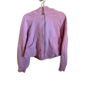 Lululemon Scuba Oversized Full-Zip Hoodie in Vita Pink
